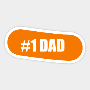 Number one dad | #1 dad hat Sticker